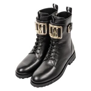 LOVE MOSCHINO Leather Ankle boots GOMMAC40